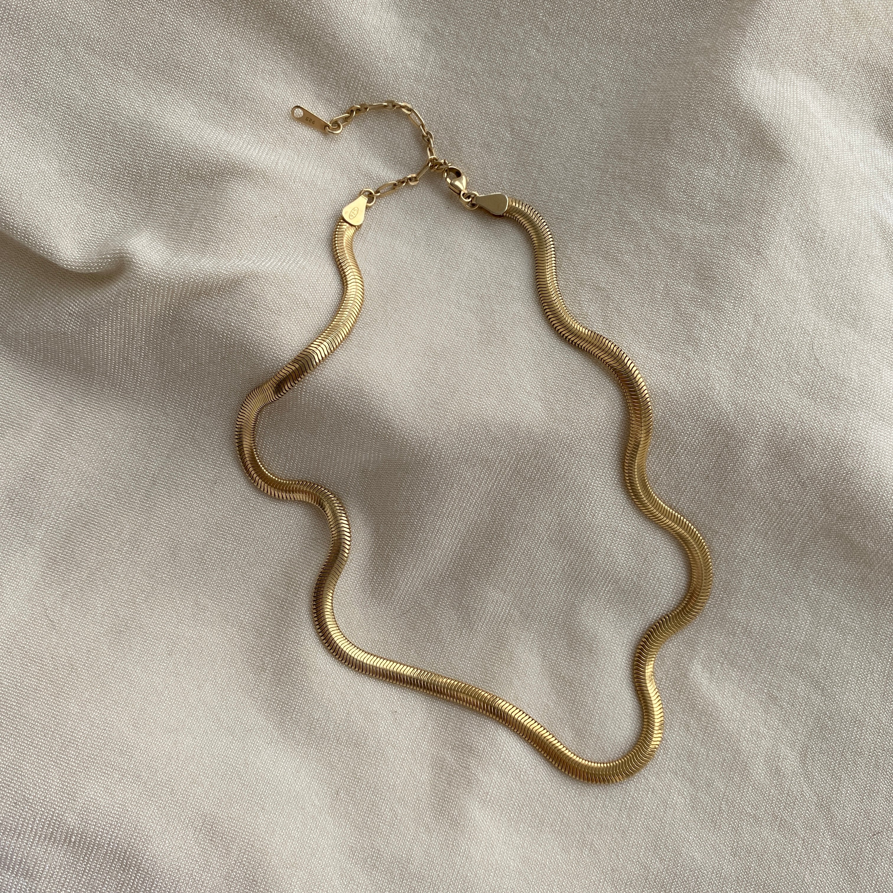 Snake chain gold-plated
