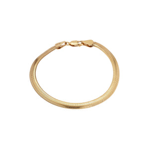 Snake bracelet gold-plated