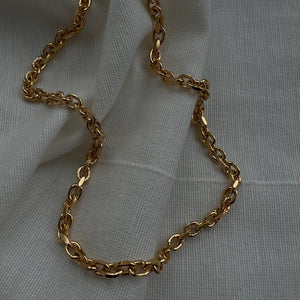 Anchor necklace gold-plated