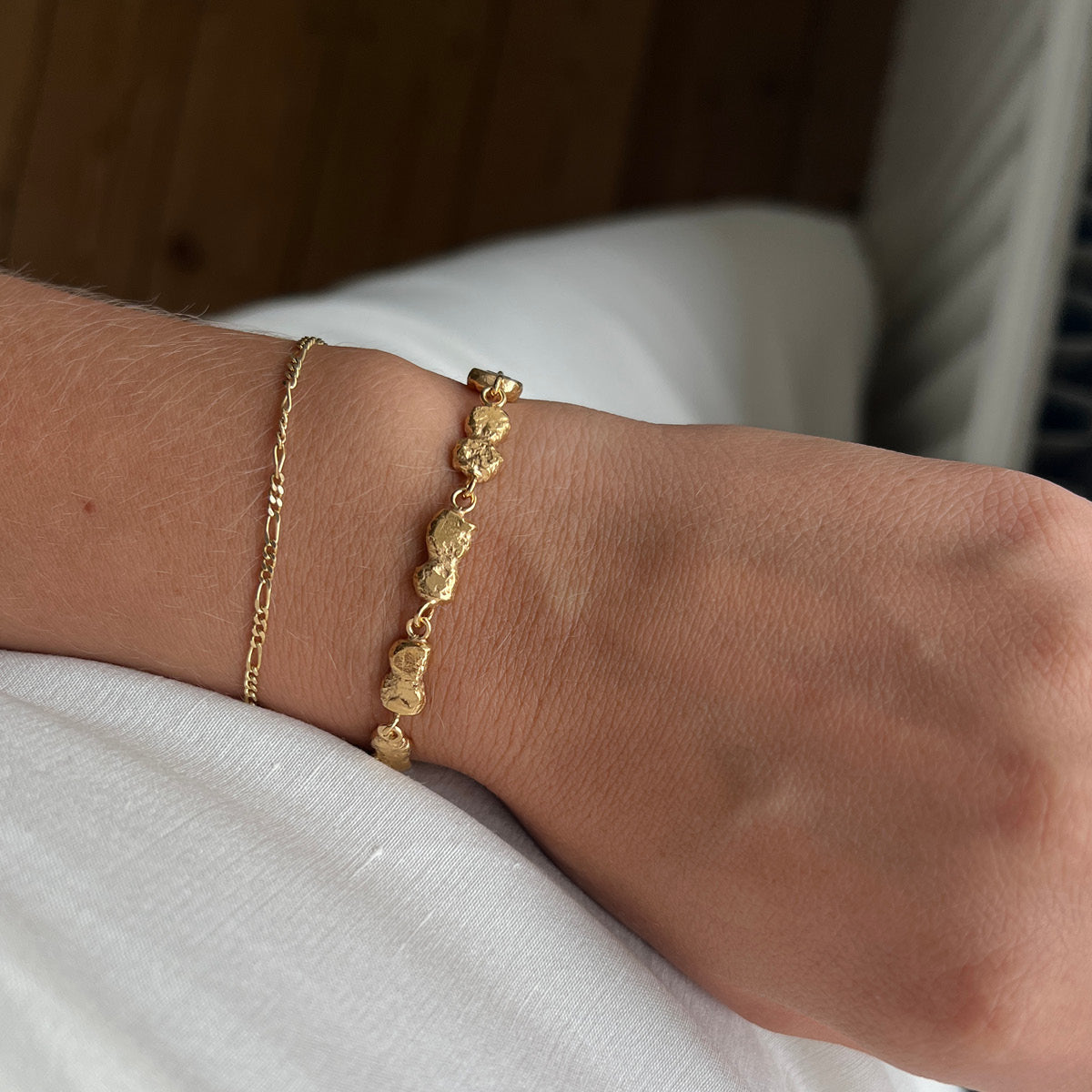 Lava bracelet gold-plated