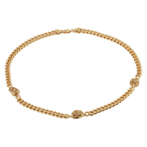 Moon necklace gold-plated